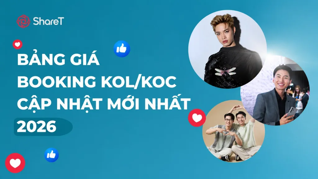 Chi phí Booking KOL/KOC - ShareT