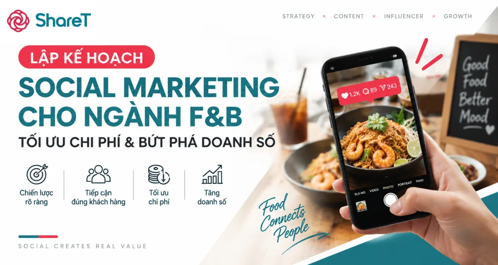 Lập kế hoạch Social Marketing ngành F&B - ShareT